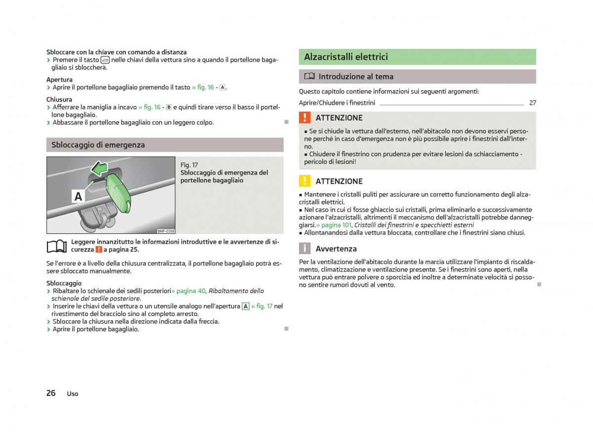 Skoda Citigo manuale del proprietario / page 28