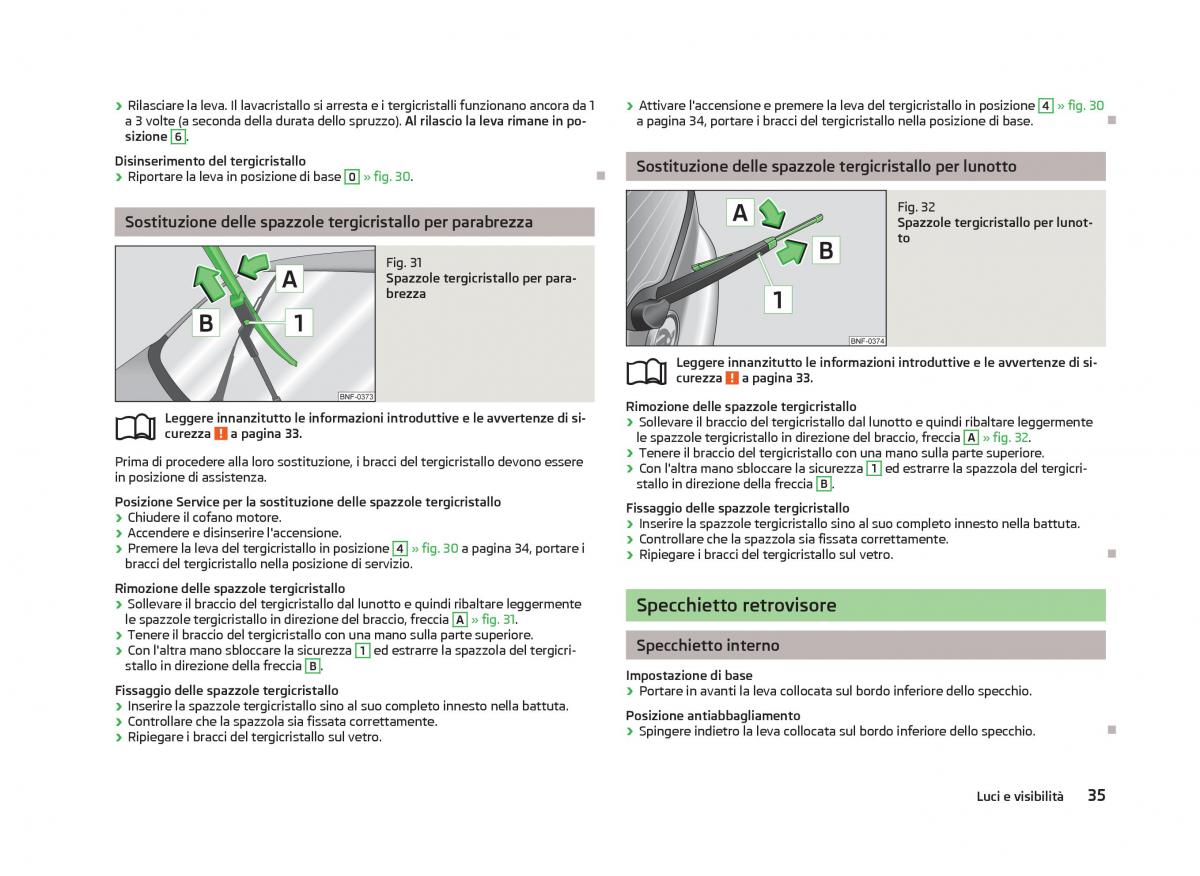 Skoda Citigo manuale del proprietario / page 37