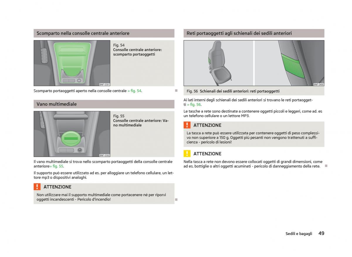 Skoda Citigo manuale del proprietario / page 51