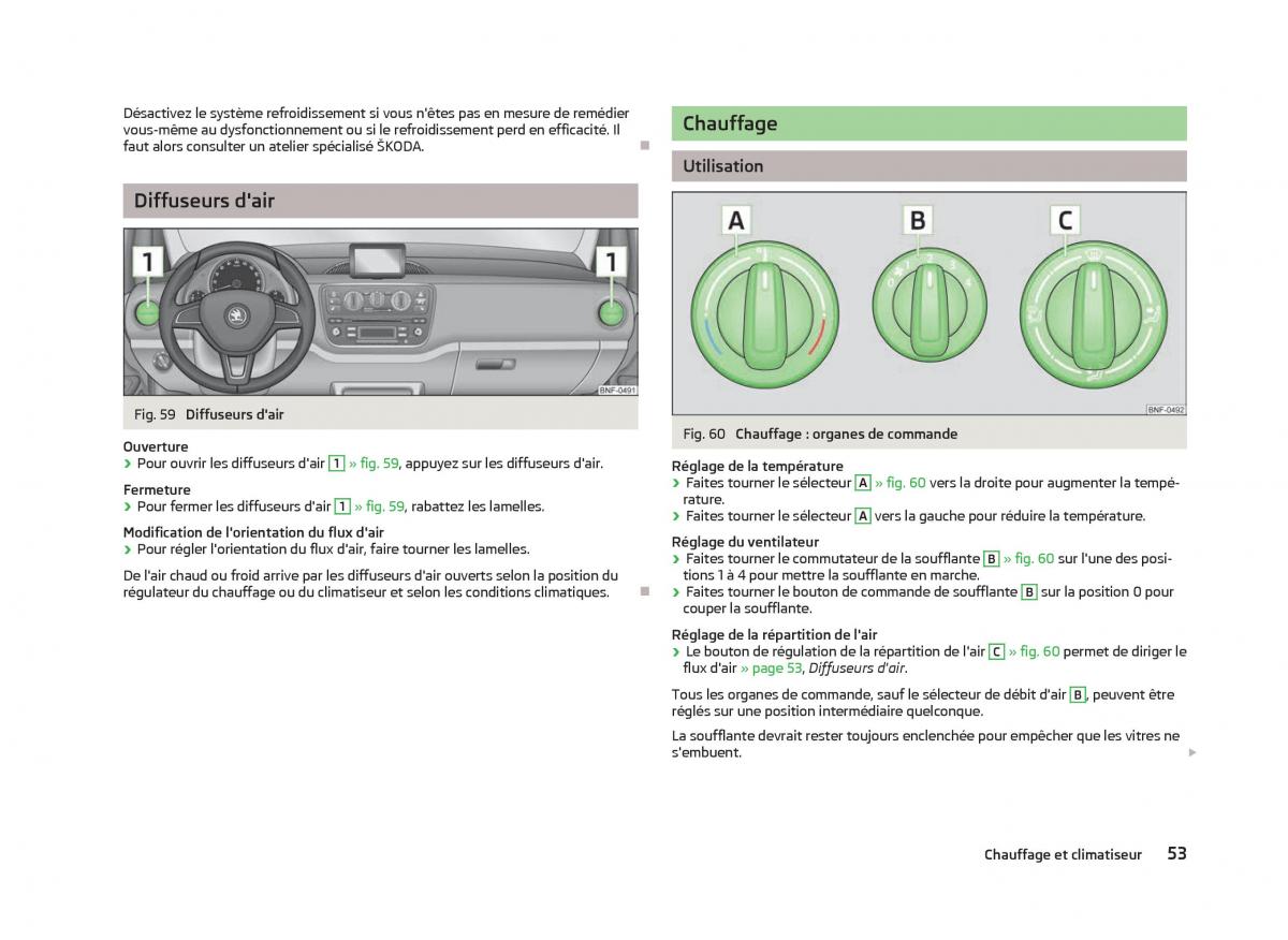 Skoda Citigo manuel du proprietaire / page 55