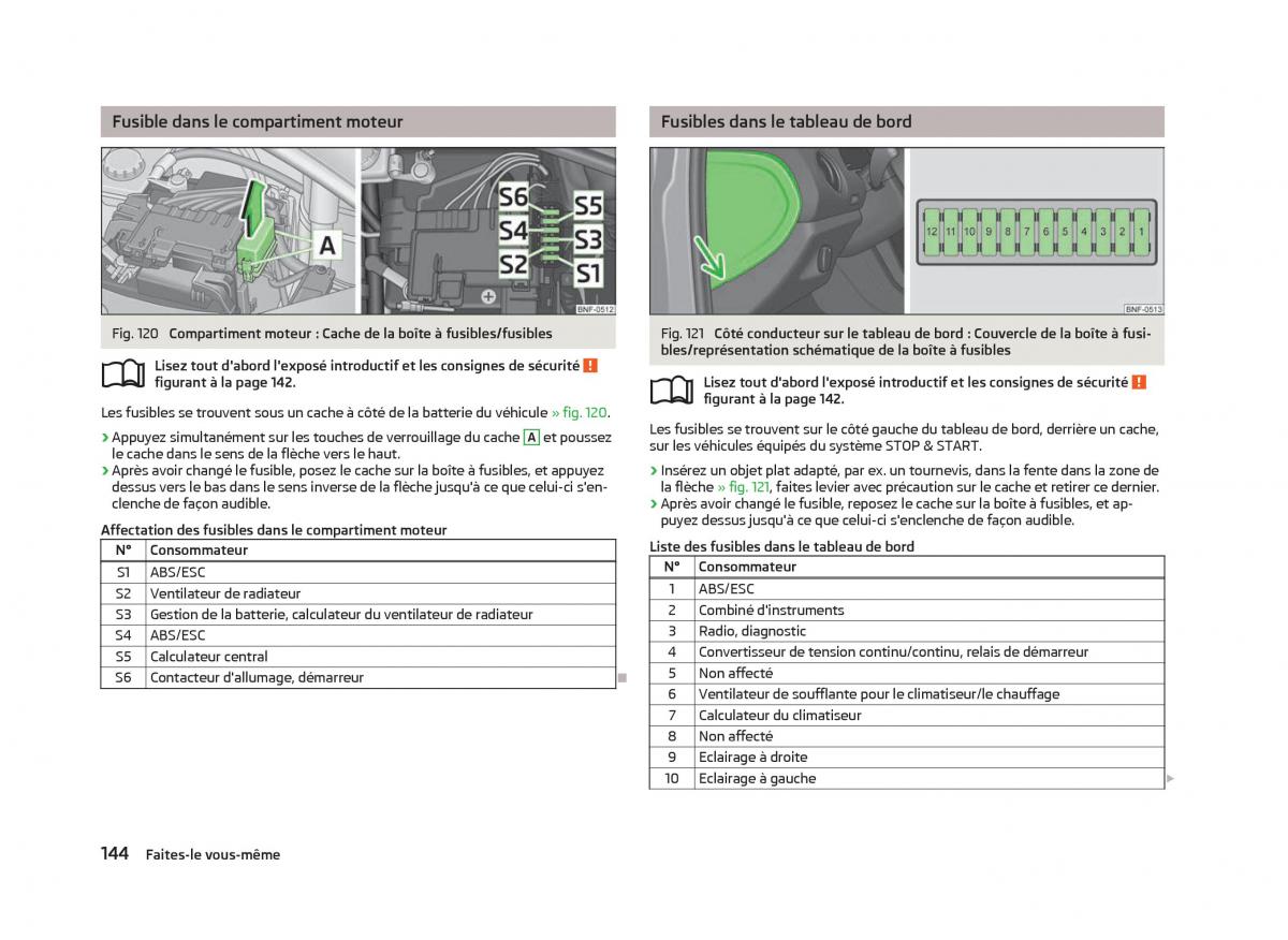 Skoda Citigo manuel du proprietaire / page 146