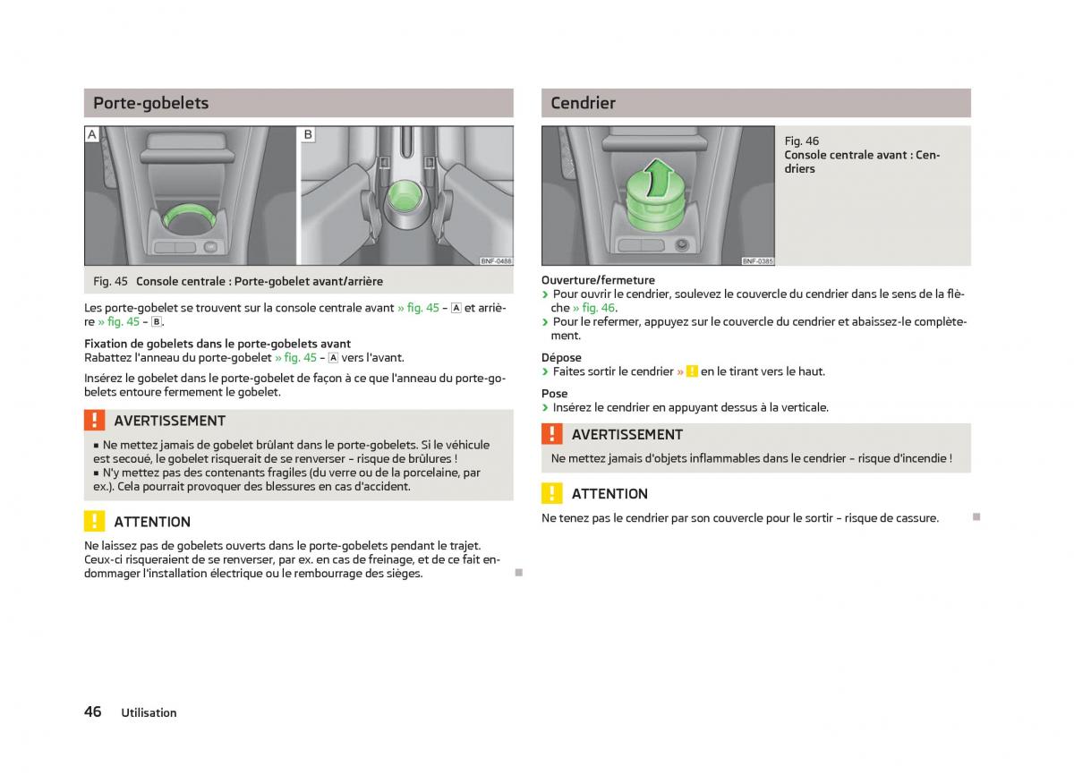 Skoda Citigo manuel du proprietaire / page 48