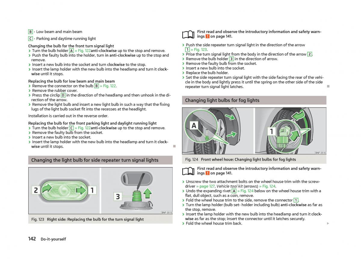 Skoda Citigo owners manual / page 144