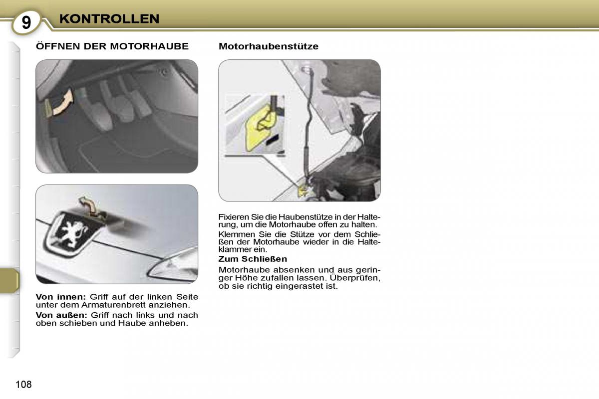 Peugeot 407 Handbuch / page 120