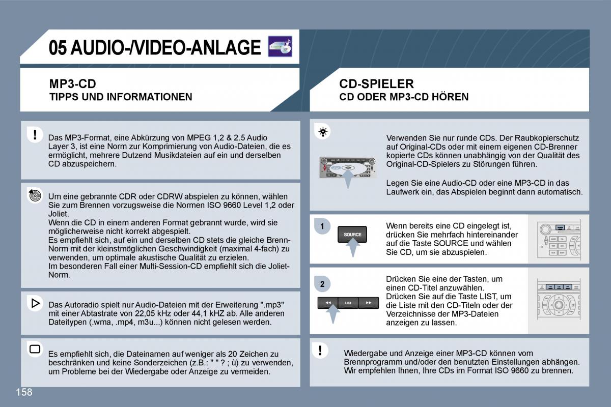 Peugeot 407 Handbuch / page 175