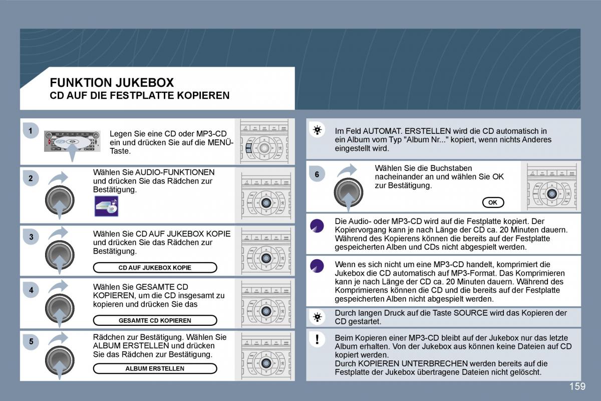 Peugeot 407 Handbuch / page 176