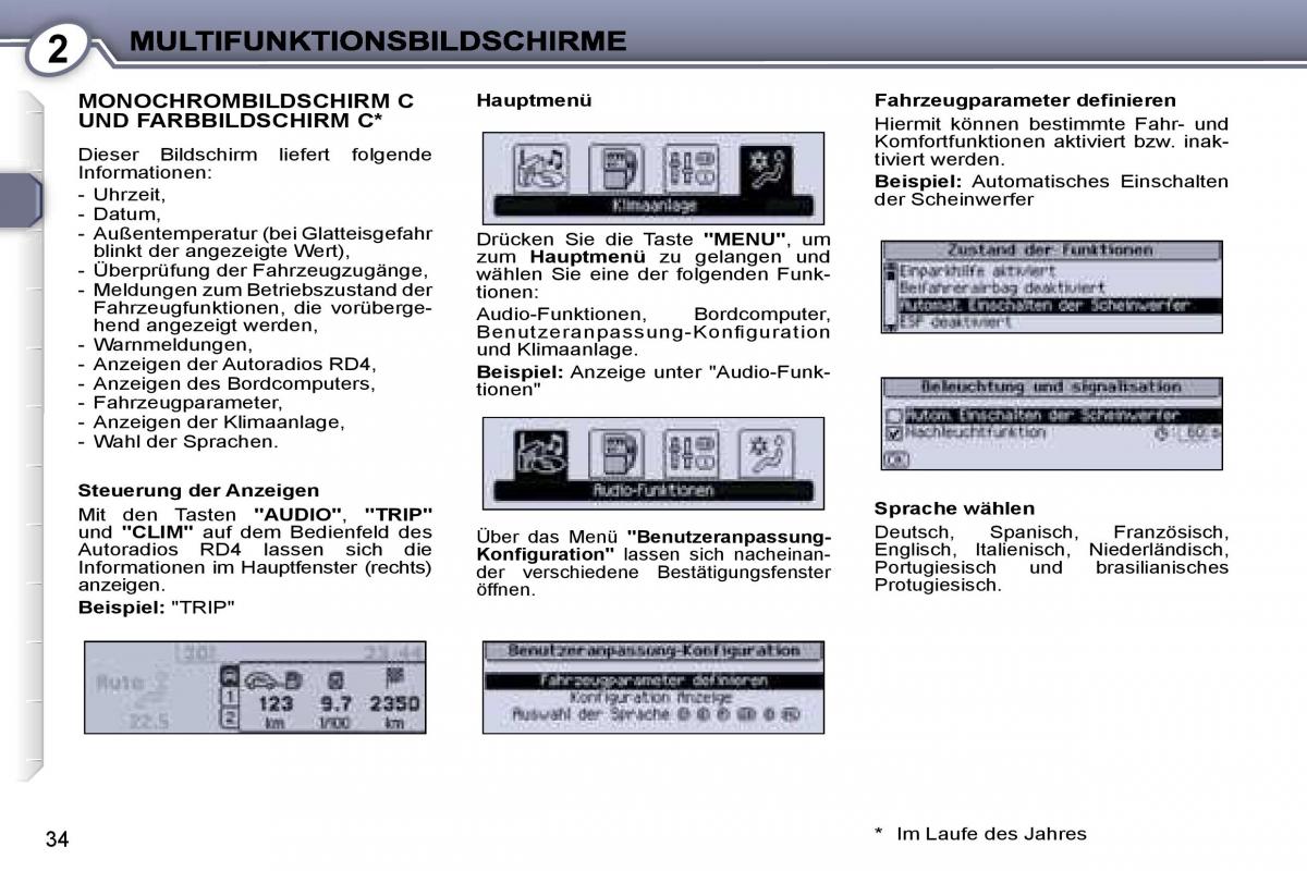 Peugeot 407 Handbuch / page 33