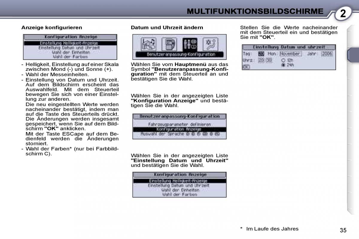 Peugeot 407 Handbuch / page 34