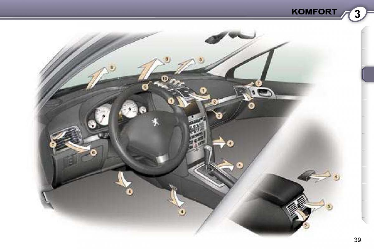 Peugeot 407 Handbuch / page 38