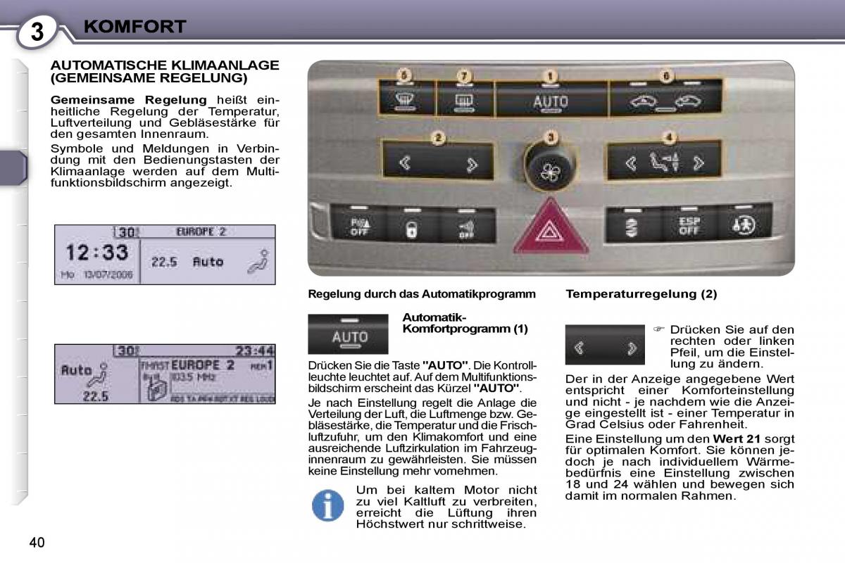 Peugeot 407 Handbuch / page 39