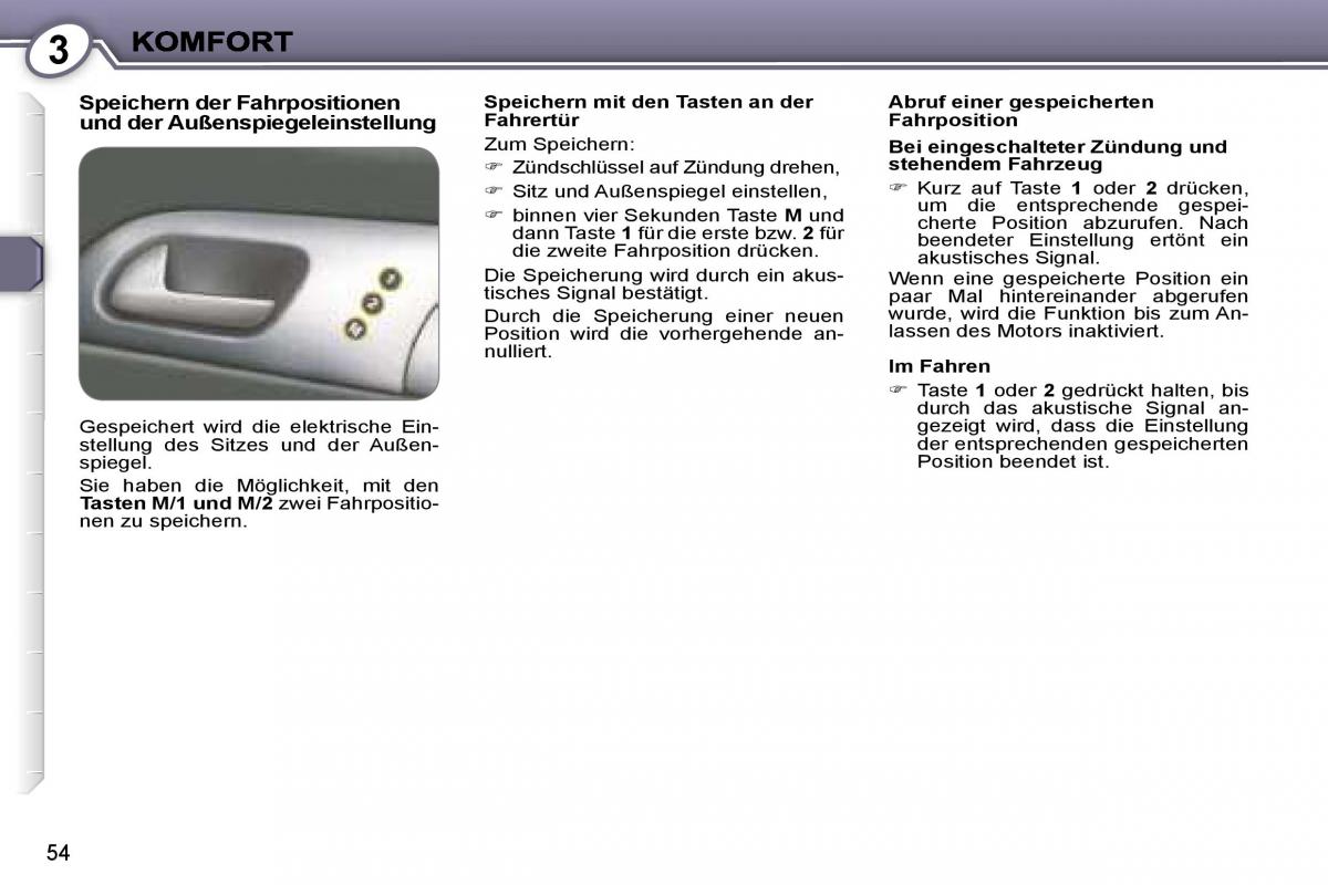 Peugeot 407 Handbuch / page 53