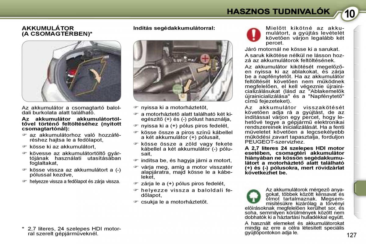 Peugeot 407 Kezelesi utmutato / page 144