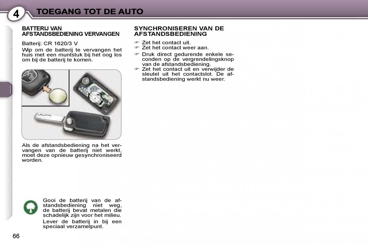 Peugeot 407 handleiding / page 65