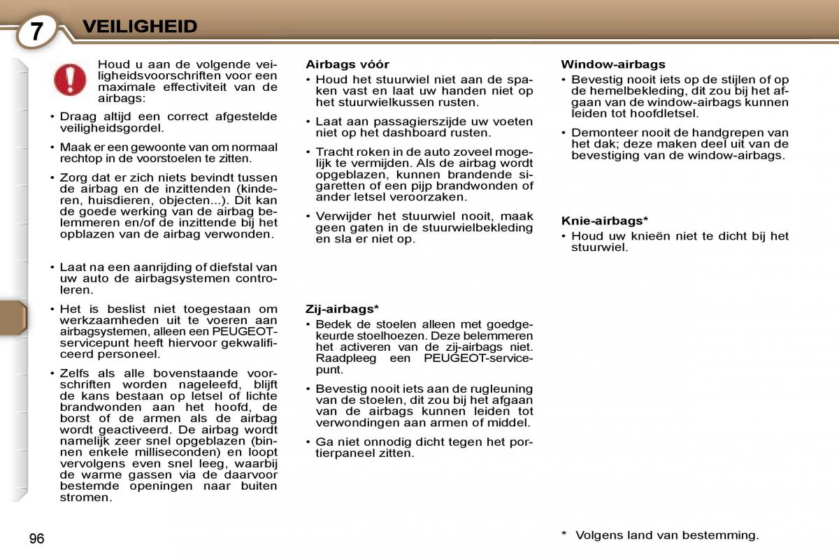 Peugeot 407 handleiding / page 108