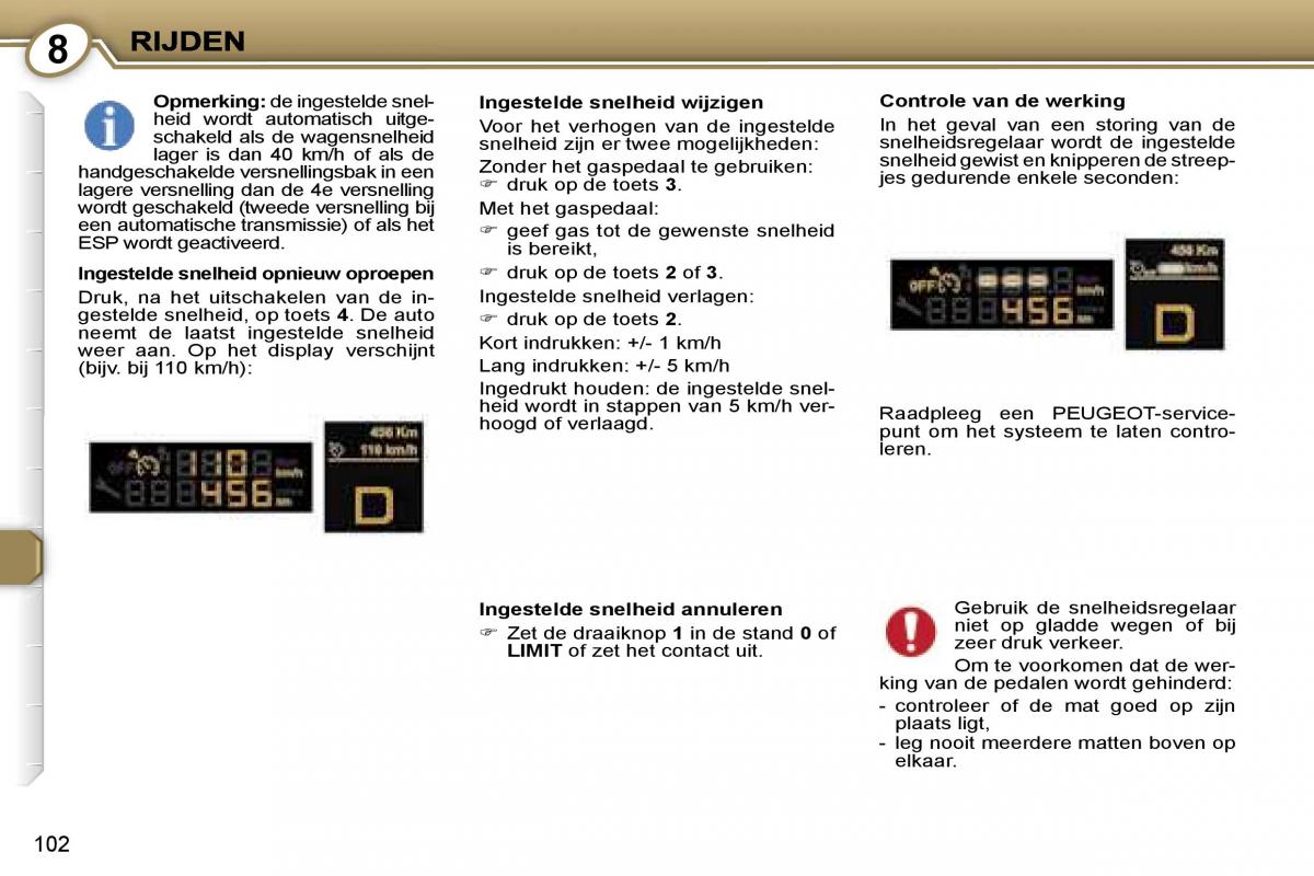 Peugeot 407 handleiding / page 115