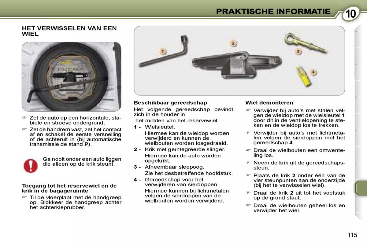 Peugeot 407 handleiding / page 127