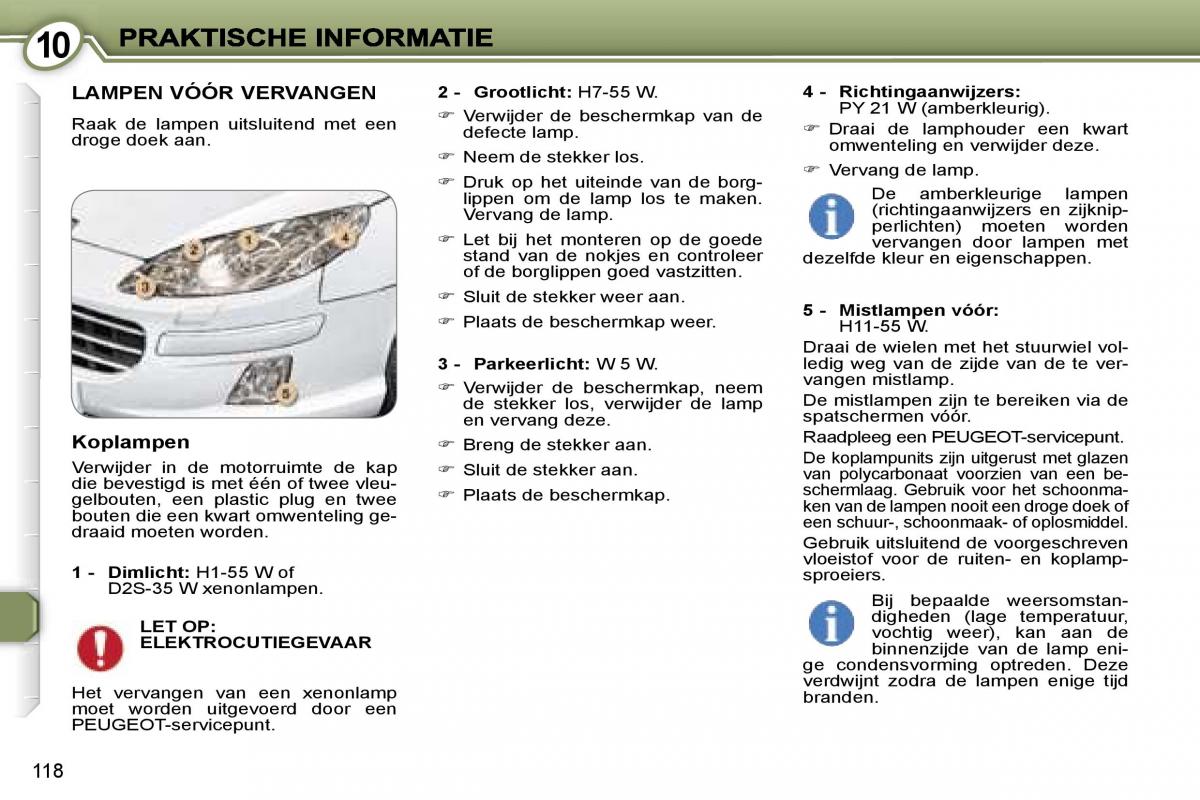 Peugeot 407 handleiding / page 131