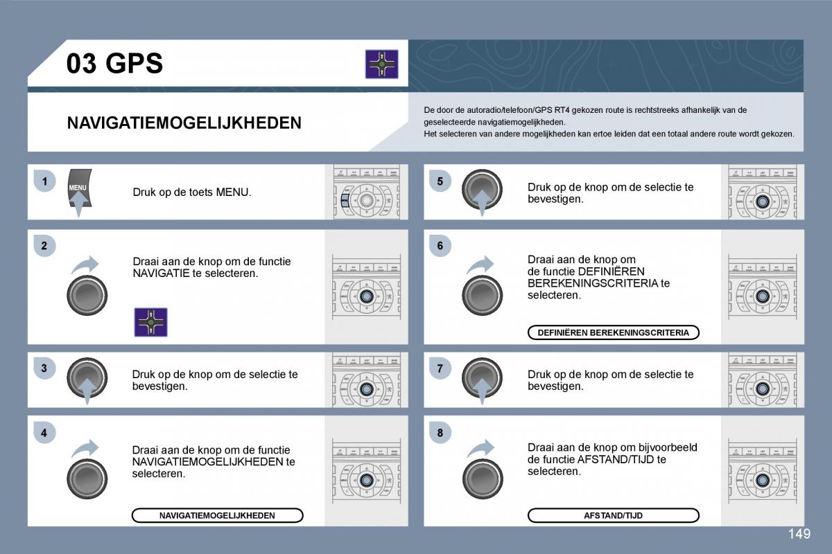 Peugeot 407 handleiding / page 166