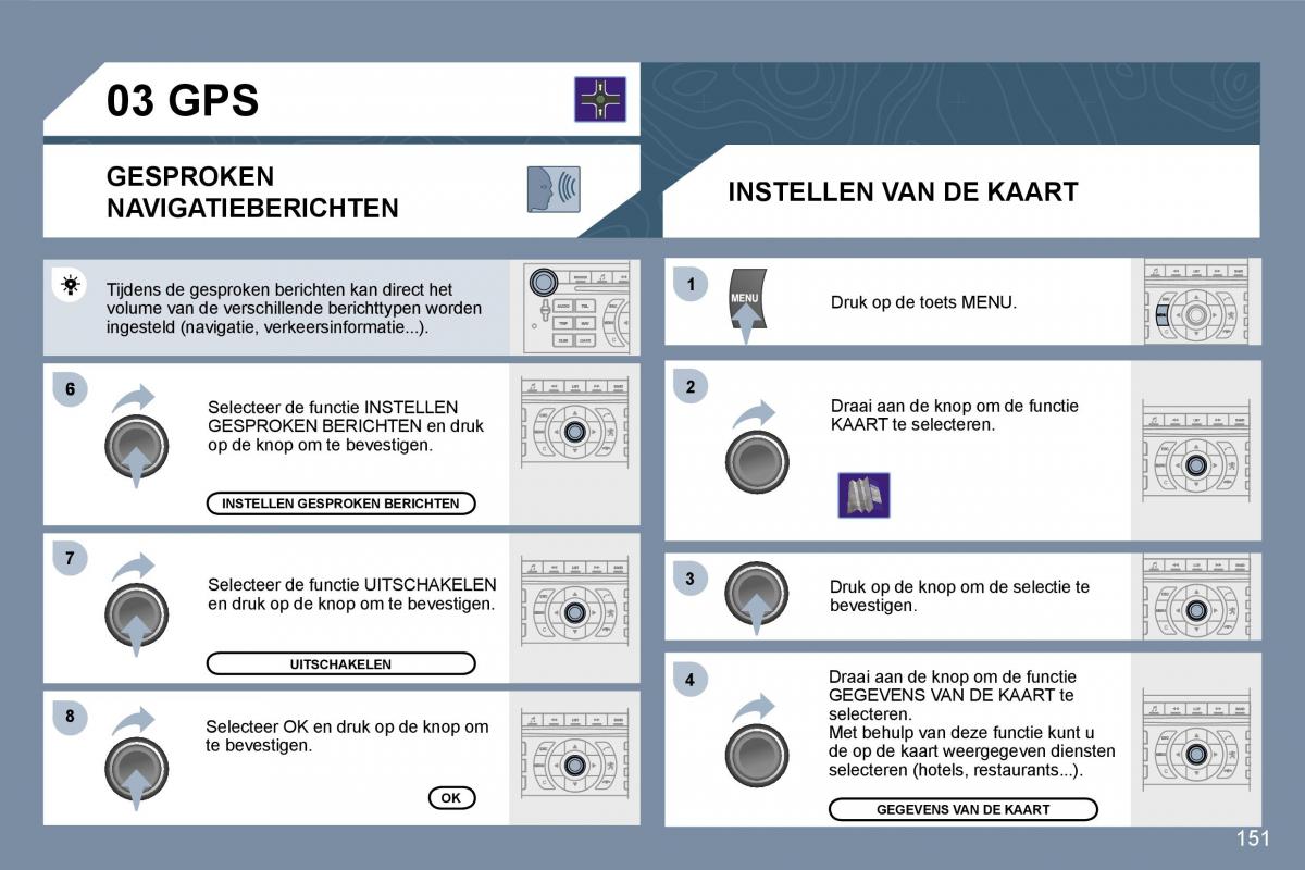 Peugeot 407 handleiding / page 168