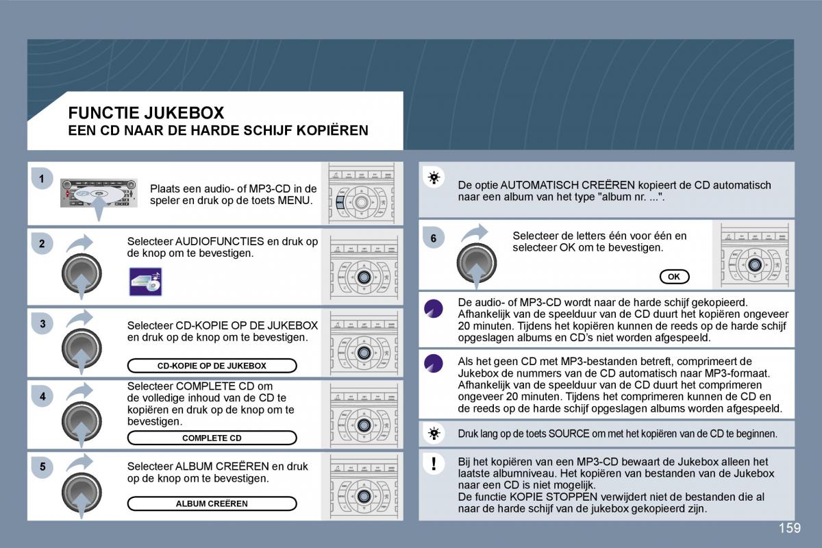 Peugeot 407 handleiding / page 176