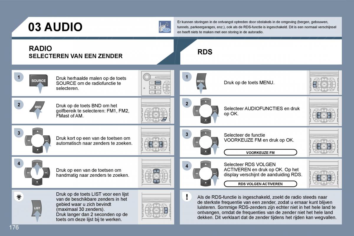 Peugeot 407 handleiding / page 195