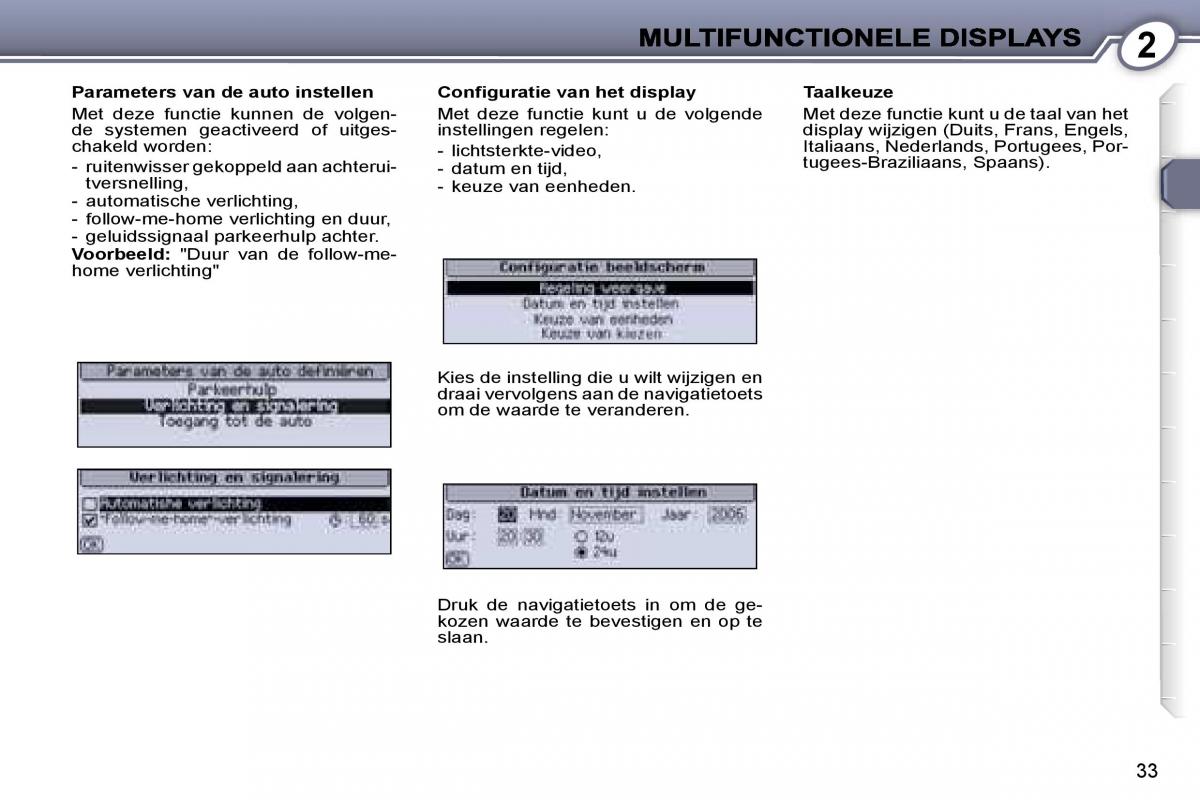 Peugeot 407 handleiding / page 32