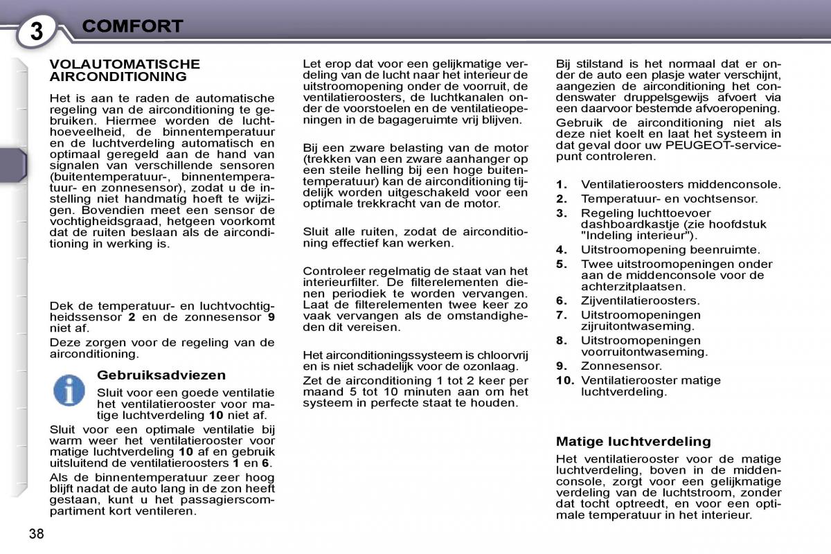 Peugeot 407 handleiding / page 37