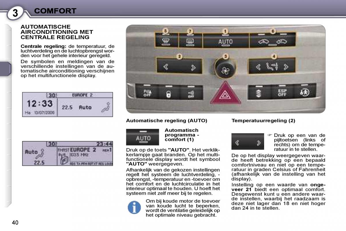 Peugeot 407 handleiding / page 39