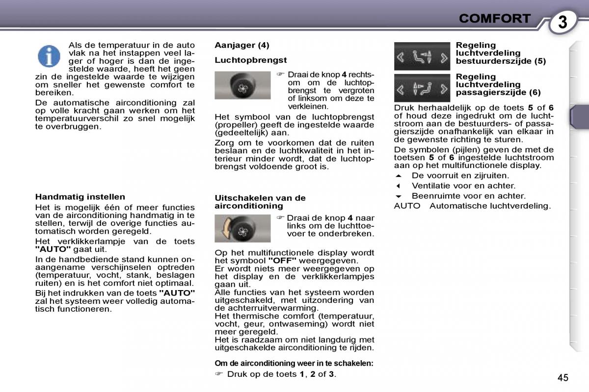 Peugeot 407 handleiding / page 44