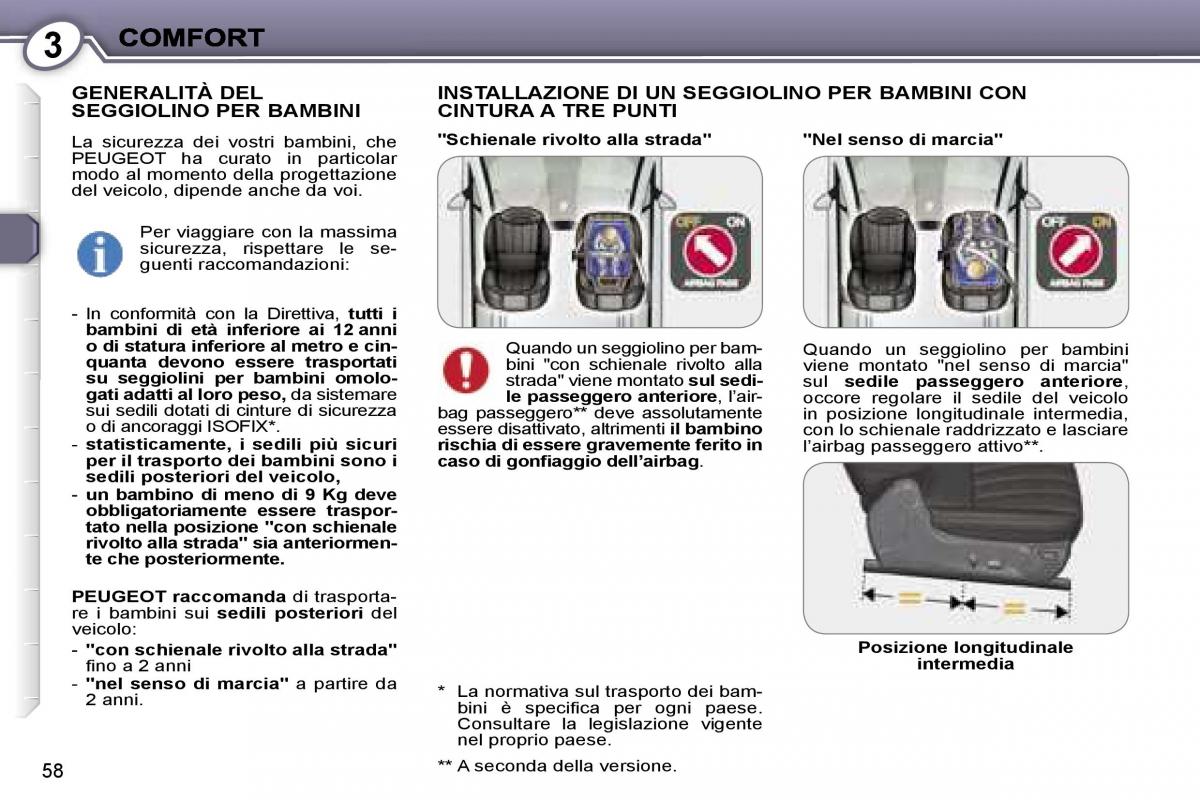 Peugeot 407 manuale del proprietario / page 56