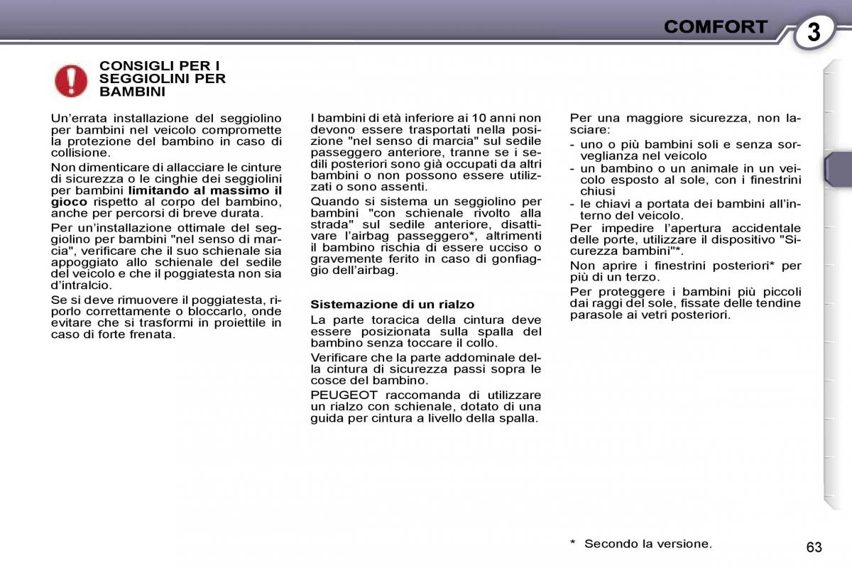 Peugeot 407 manuale del proprietario / page 59