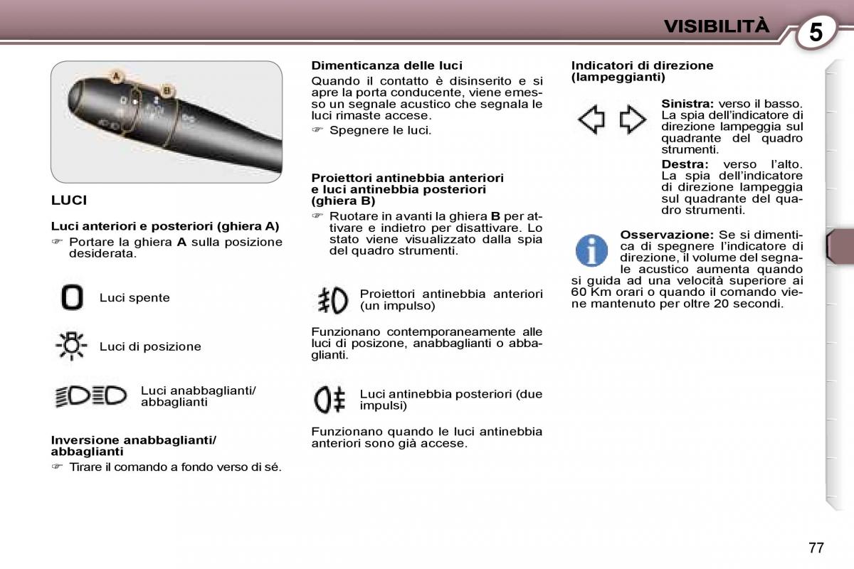 Peugeot 407 manuale del proprietario / page 80