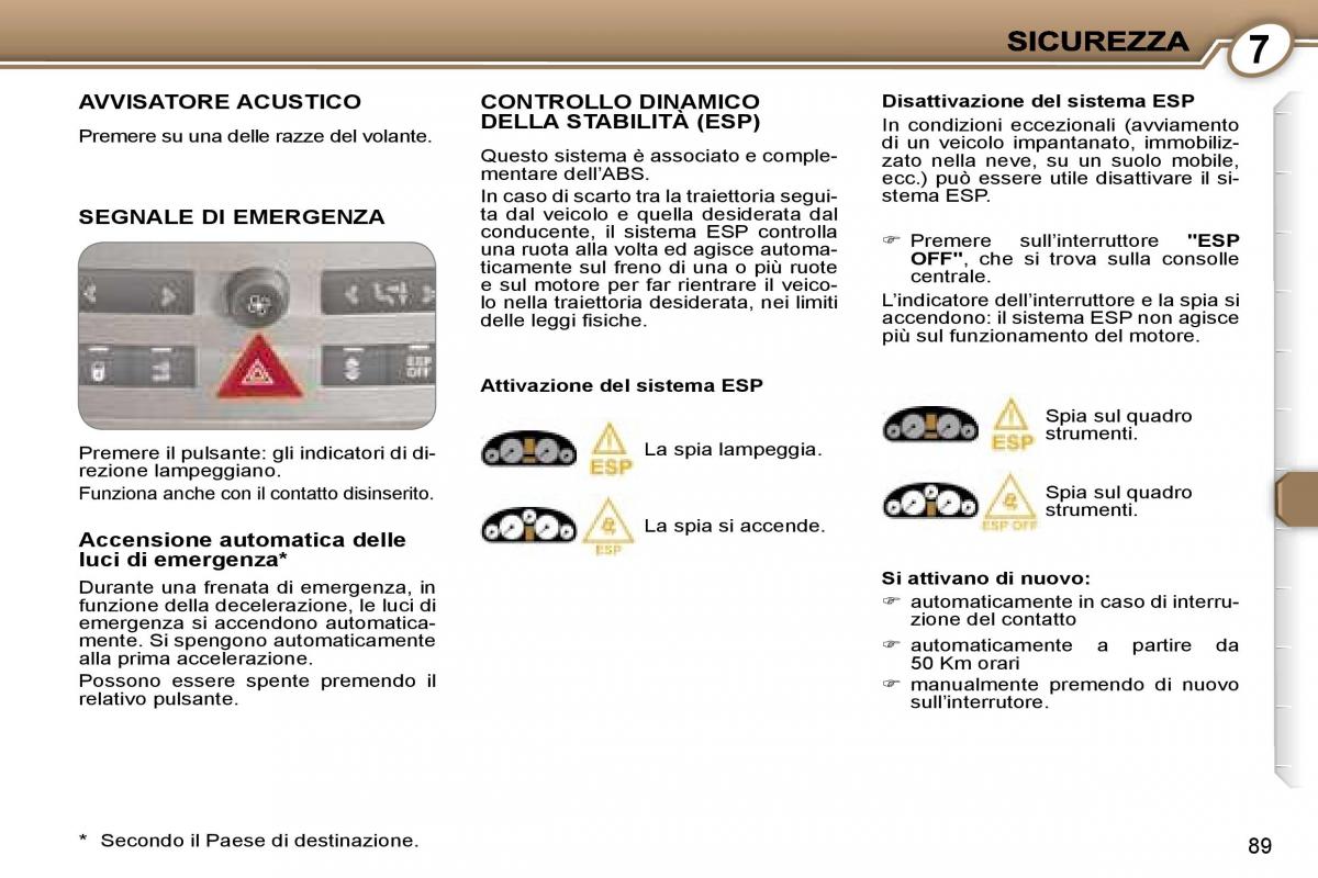 Peugeot 407 manuale del proprietario / page 98