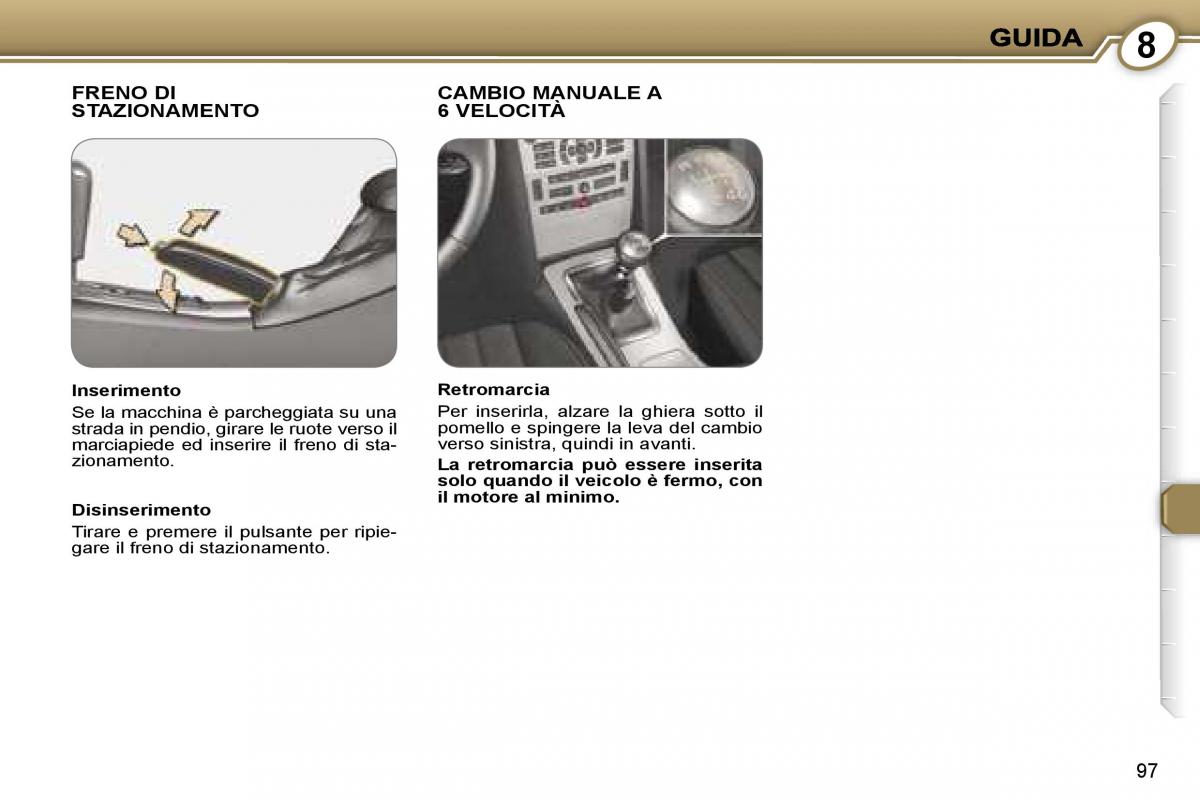 Peugeot 407 manuale del proprietario / page 108