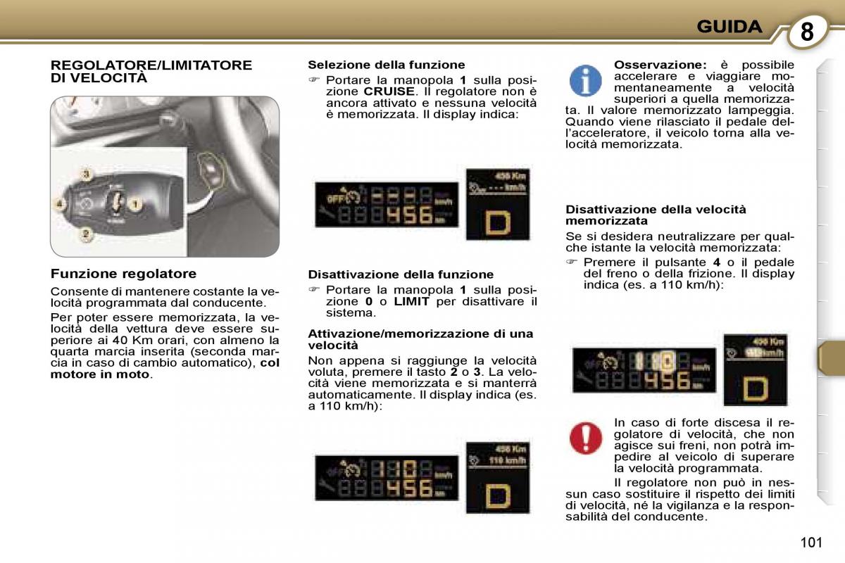 Peugeot 407 manuale del proprietario / page 112