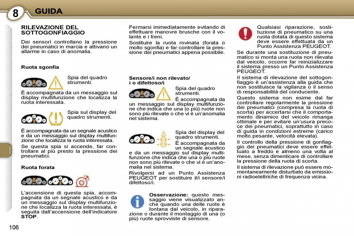 Peugeot 407 manuale del proprietario / page 117