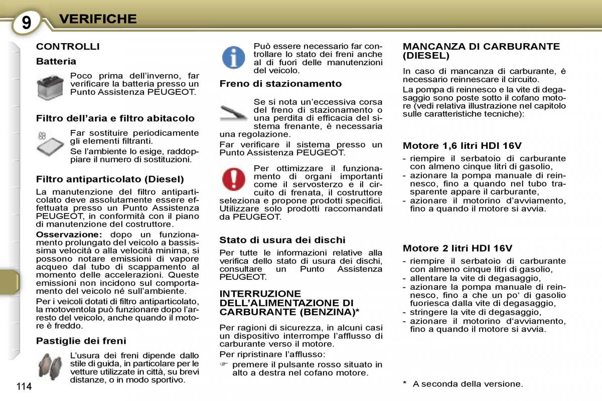 Peugeot 407 manuale del proprietario / page 124