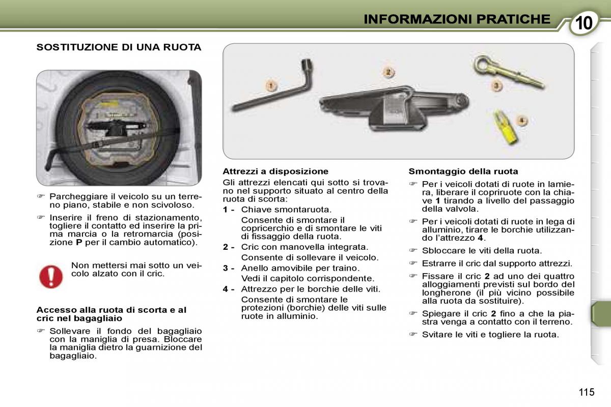 Peugeot 407 manuale del proprietario / page 125