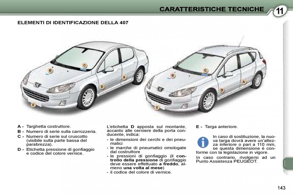 Peugeot 407 manuale del proprietario / page 158