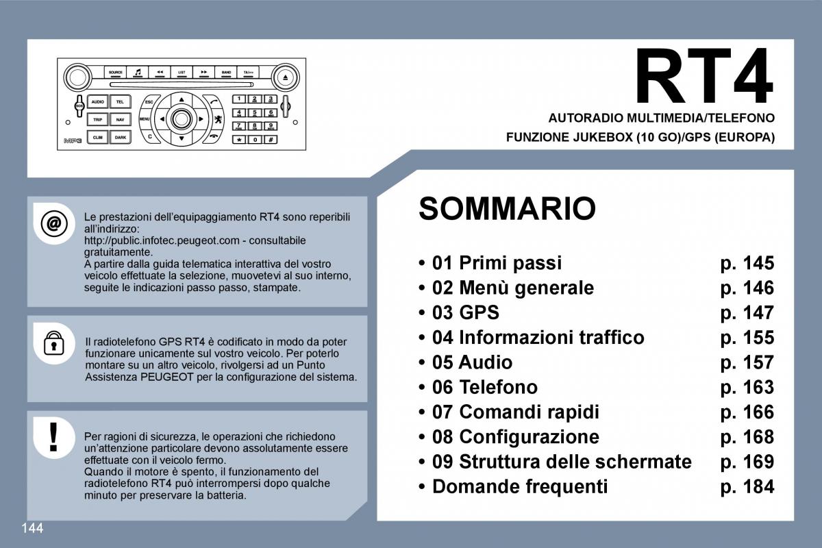 Peugeot 407 manuale del proprietario / page 159