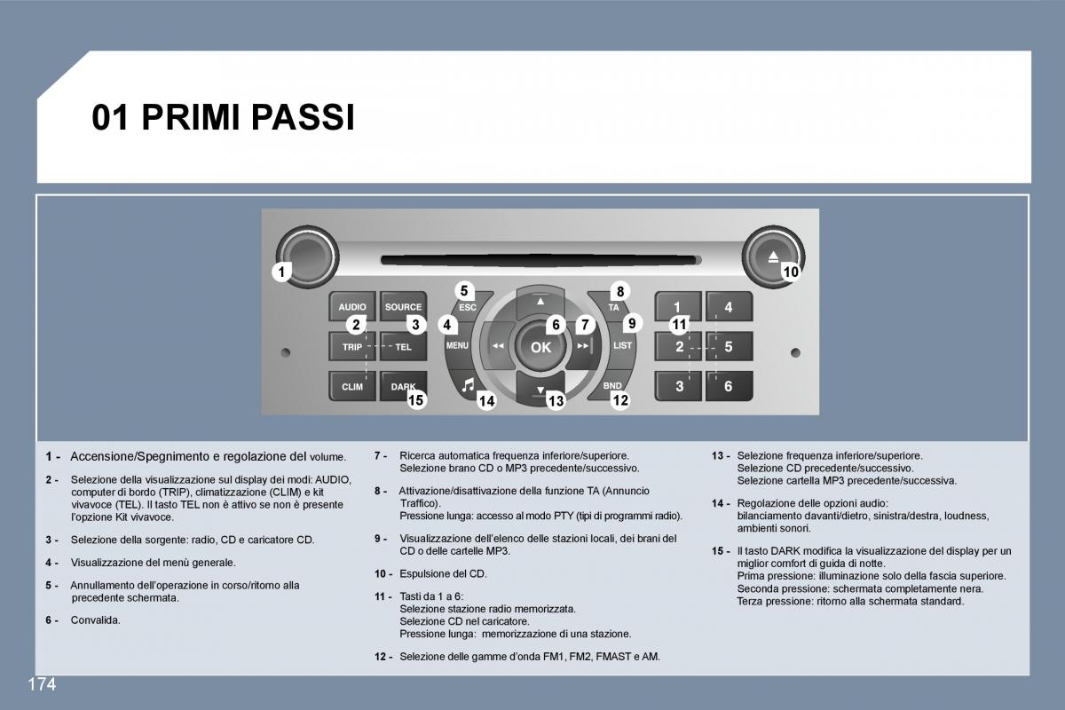 Peugeot 407 manuale del proprietario / page 191