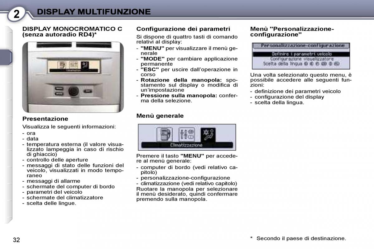 Peugeot 407 manuale del proprietario / page 30