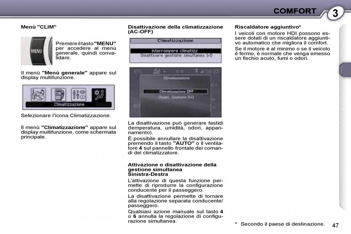 Peugeot 407 manuale del proprietario / page 45