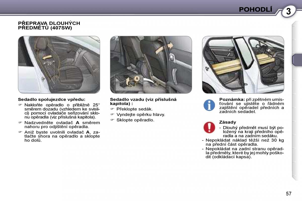 Peugeot 407 navod k obsludze / page 56