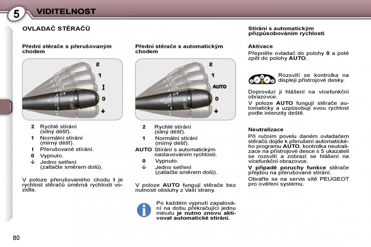 Peugeot 407 navod k obsludze / page 85