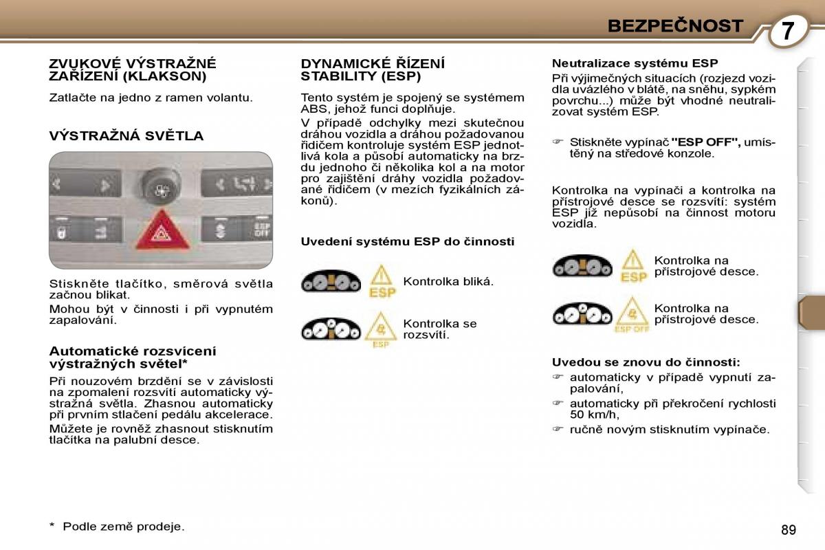 Peugeot 407 navod k obsludze / page 100