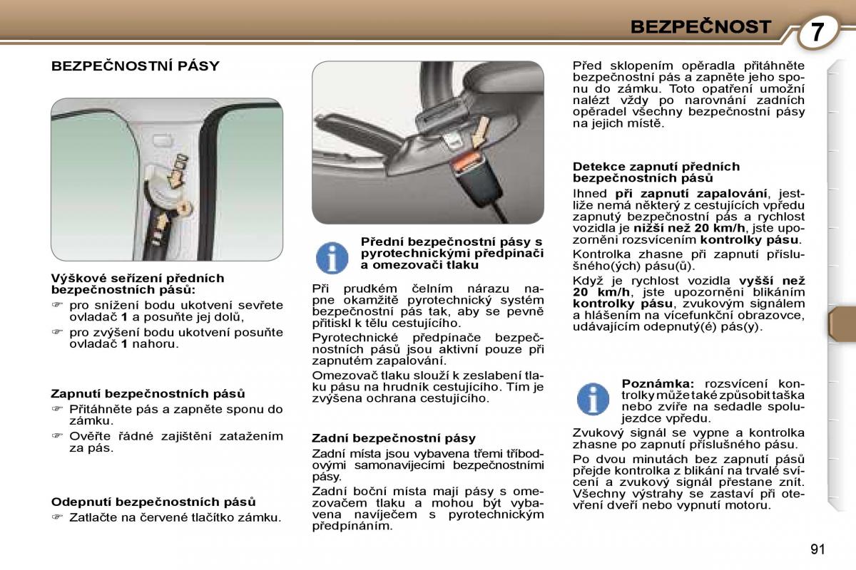 Peugeot 407 navod k obsludze / page 103