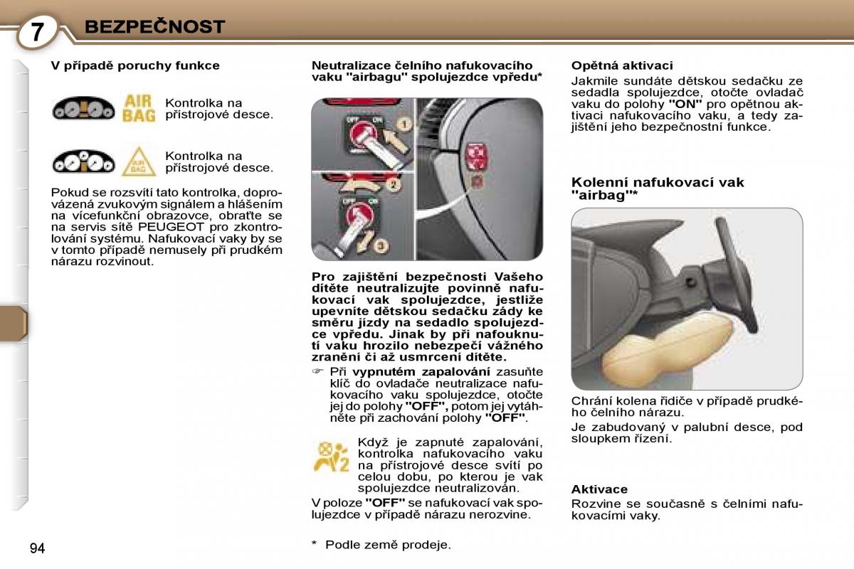 Peugeot 407 navod k obsludze / page 106