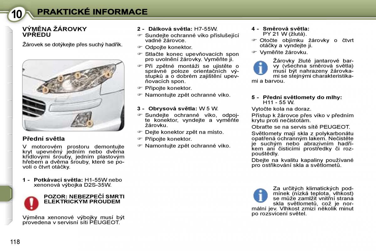 Peugeot 407 navod k obsludze / page 131