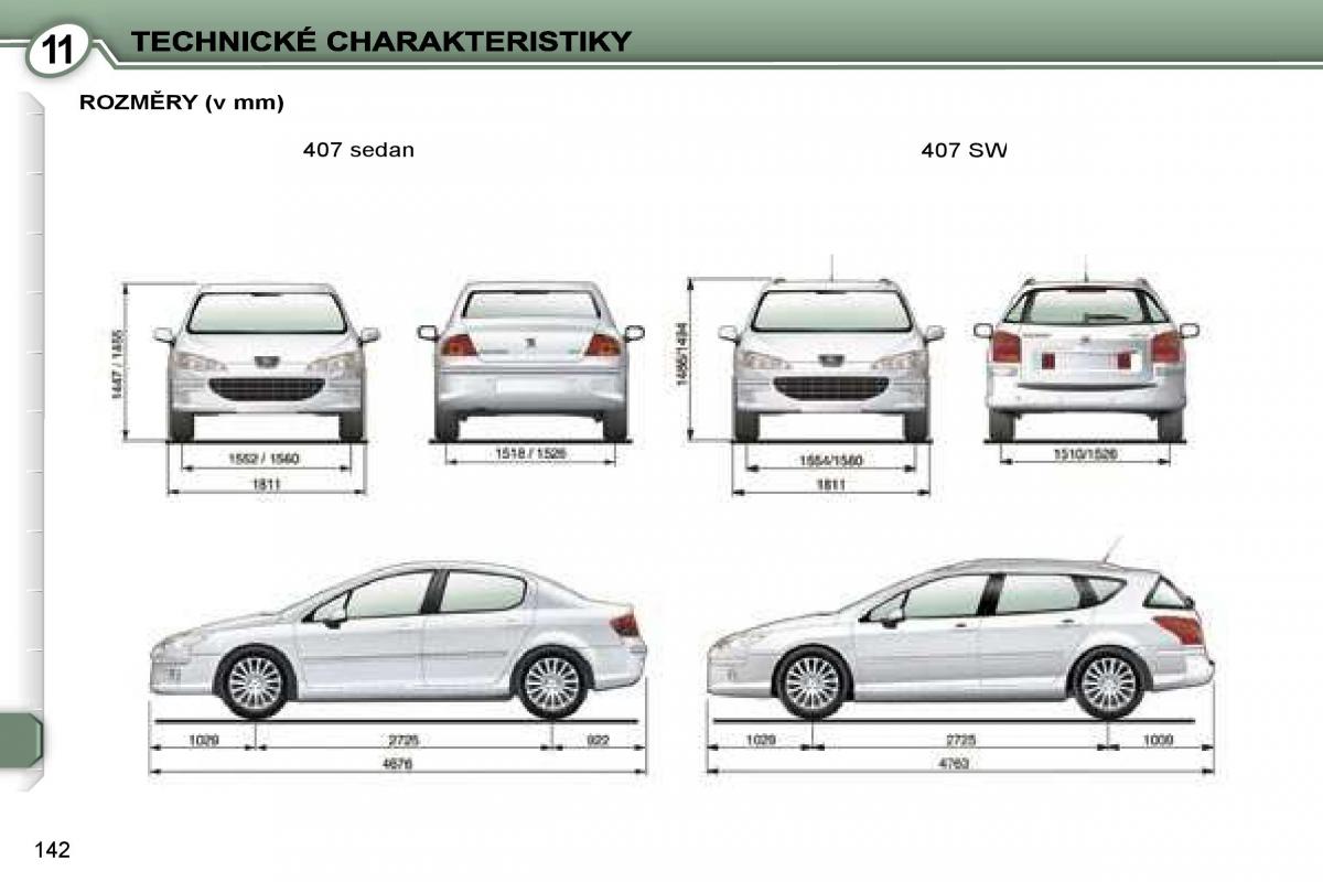 Peugeot 407 navod k obsludze / page 159